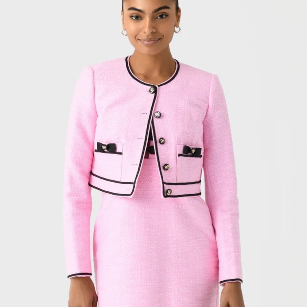 Loveshackfancy Talika Jacket Pirouette Pink Sz 14 AUTHENTIC NWT